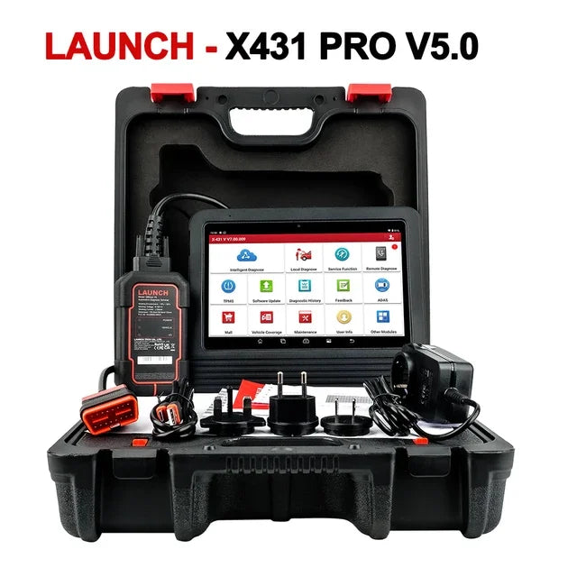 LAUNCH X431 PRO V5.0 OBD2 Scanner,Bidirectional Scan Tool support CANFD&DOIP, ECU Coding, FCA AutoAuth Car diagnostic tools