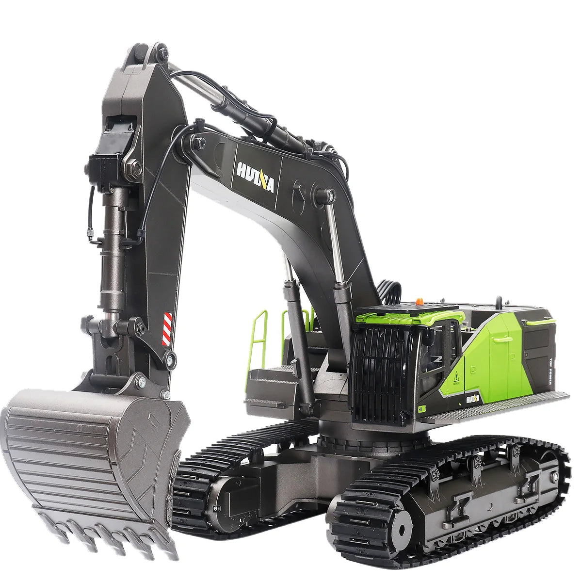Huina 1593 Excavator 22CH RC Truck 1/14 Green Remote Control Toys For Kids US/EU/AU/Canada Stocks