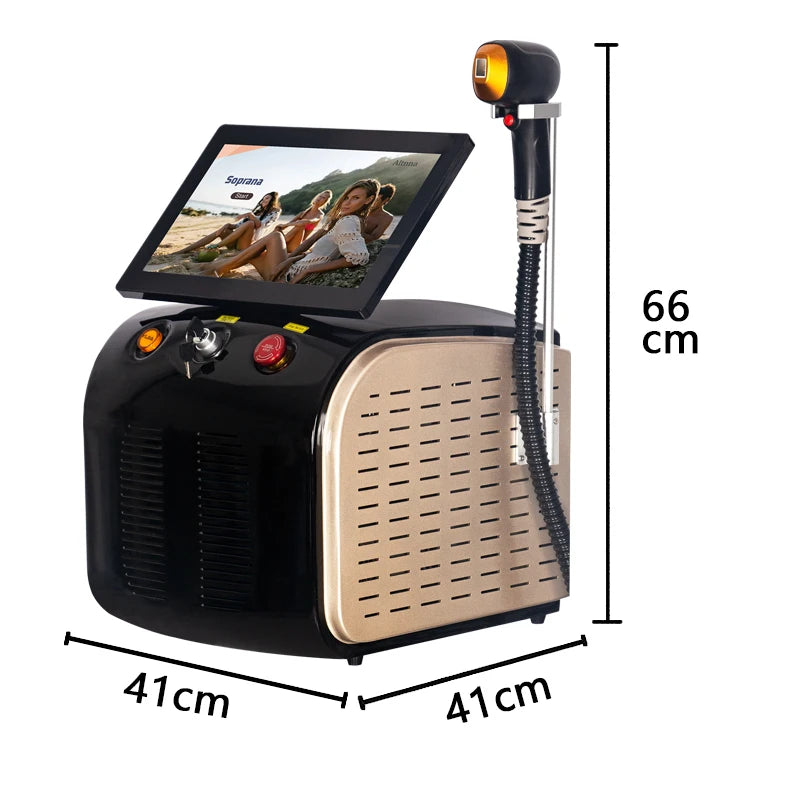 808nm Diode Laser Hair Removal Machine 3 wave Ice Titanium Painles Permanent Alexandrite Device For Professional Salon Depilador
