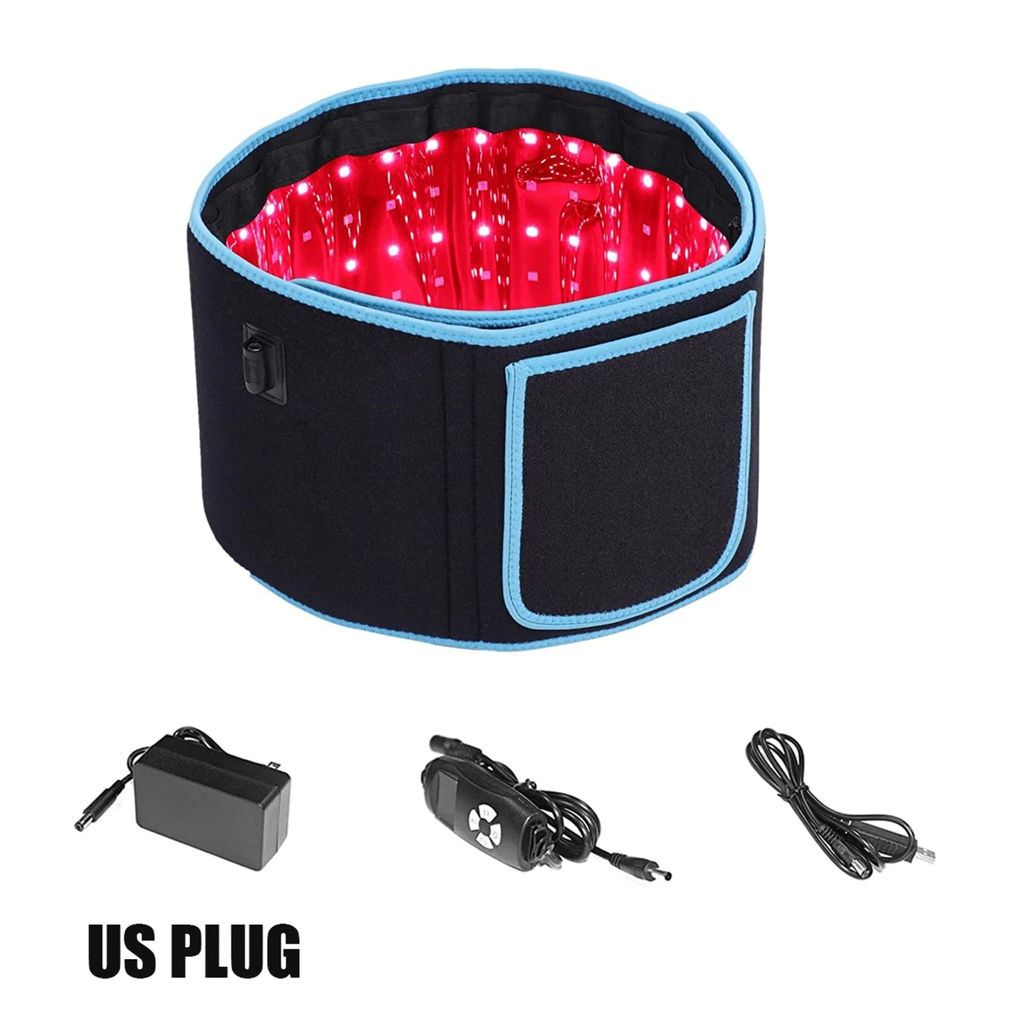 Red &Infrared Light Therapy Belt 850nm 660nm LED Beauty Devices fo Wrap Burn Fat Face Wrap Slimming Waist Heat Pad Full Body