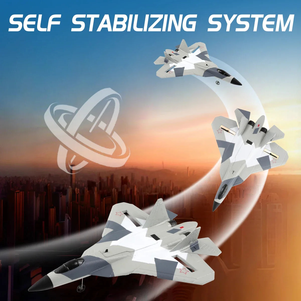 US Ship SU57 2.4G Remote Control Aircraft RC Airplane Electric EPP Foam Plane Rc Fighter Fixed Wing Hand Throwing Glider Toys