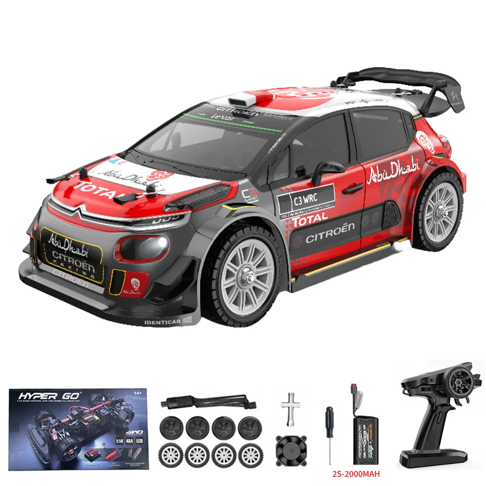 MJX 14303 1/14 Hyper Go 4WD Off-Road RC Car Brushless Motor Remote Control Cars 55km High Speed Racing Drift Toy Ship from US