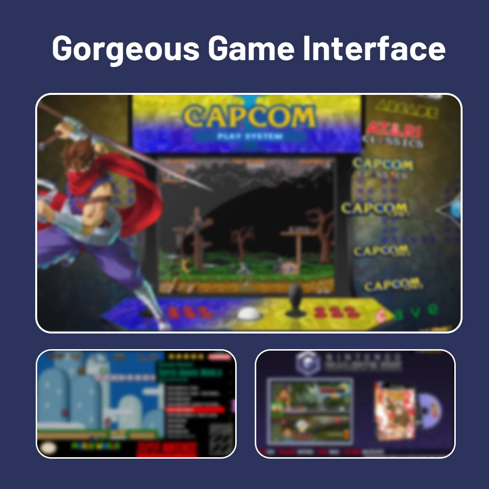 Kinhank Super Console 12T HDD 6 in 1 Multiple Systems with Hyperspin Launchbox Retrobat Playnite 86000+ Games For PS3/PS2/PSP