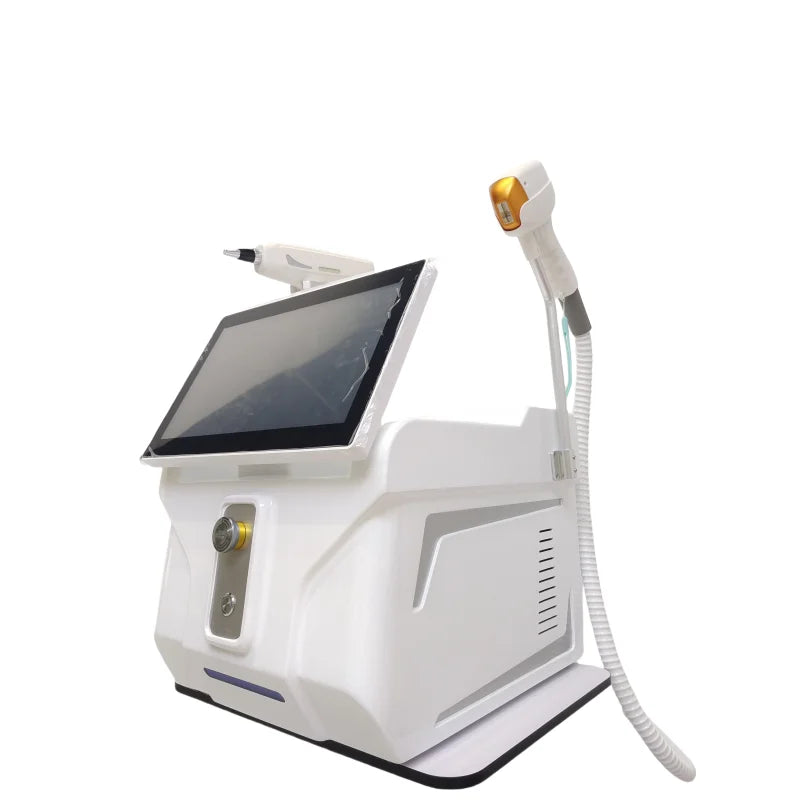 2025 Professional 2 IN 1 Diode Laser 4000w Hair Removal Machine Picosecond Qswitch ND YAG 1064NM tattoo removal machine 4 Waves