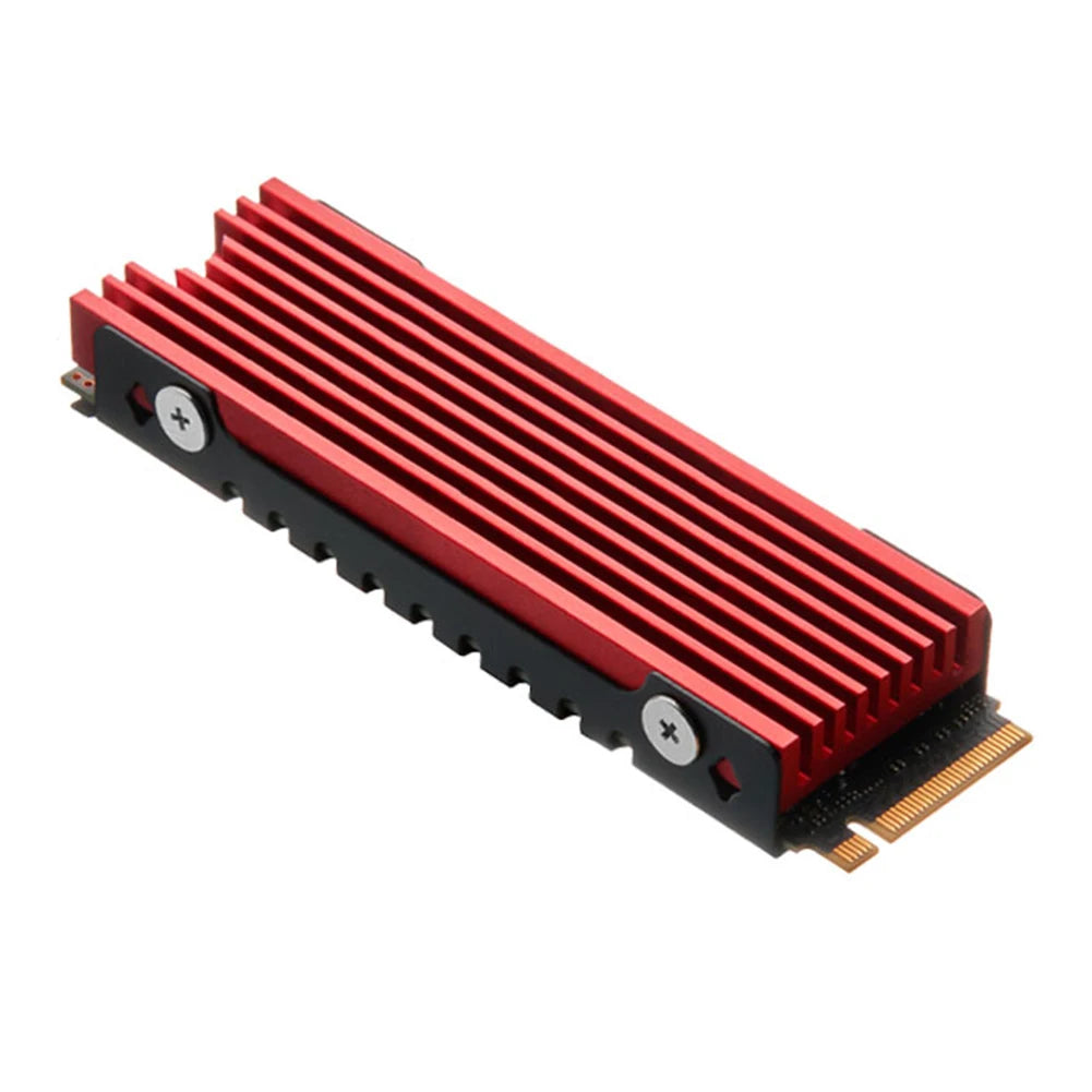 M.2 2280 SSD Radiator Heat Sink NVME NGFF Heat Cooler Radiator Aluminum Alloy with Thermal Silicone Pad for PS5 Game Console