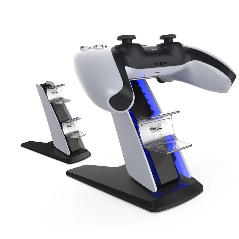 Dual Fast Controller Charger Type-C Dual Controller Charging Stand Controller Charging Docking Station for Playstation5