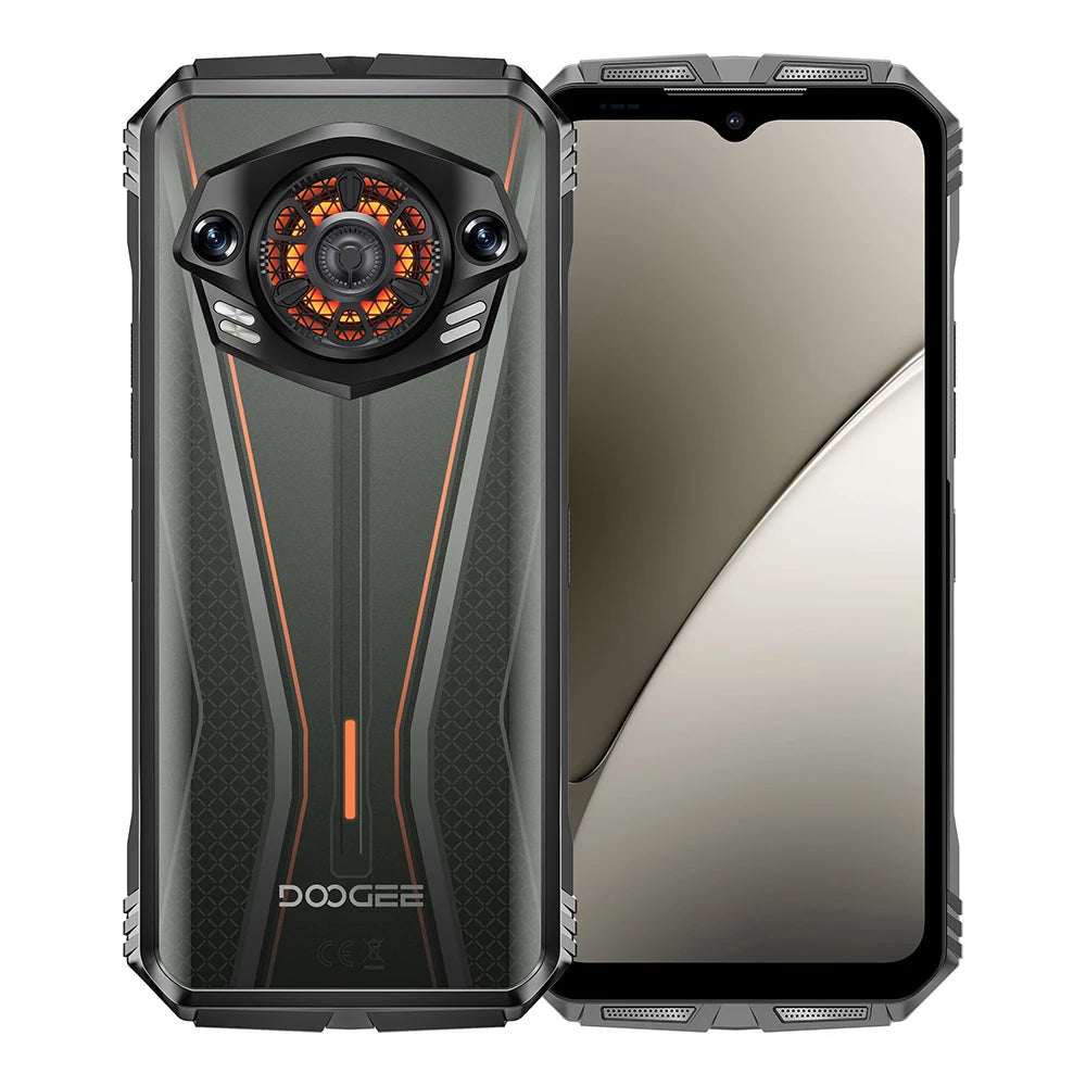 DOOGEE S PUNK PRO Smartphone 6.6" FHD+ 90Hz Android 14 20GB+12GB RAM 512GB ROM 10800mAh 33W Fast Charge 50MP AI Camera 128dB Spe
