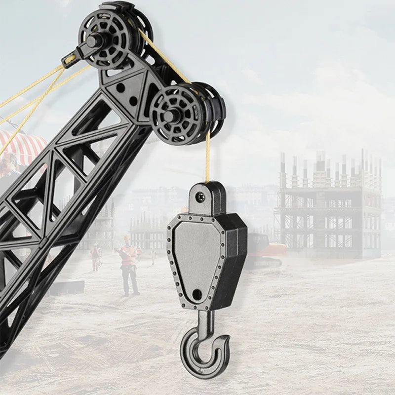 HUINA 1572 1/14 RC Crane Truck 15CH Construction Excavator Tower Model Car Toy for Kids and Collectors TH18055-SMT4