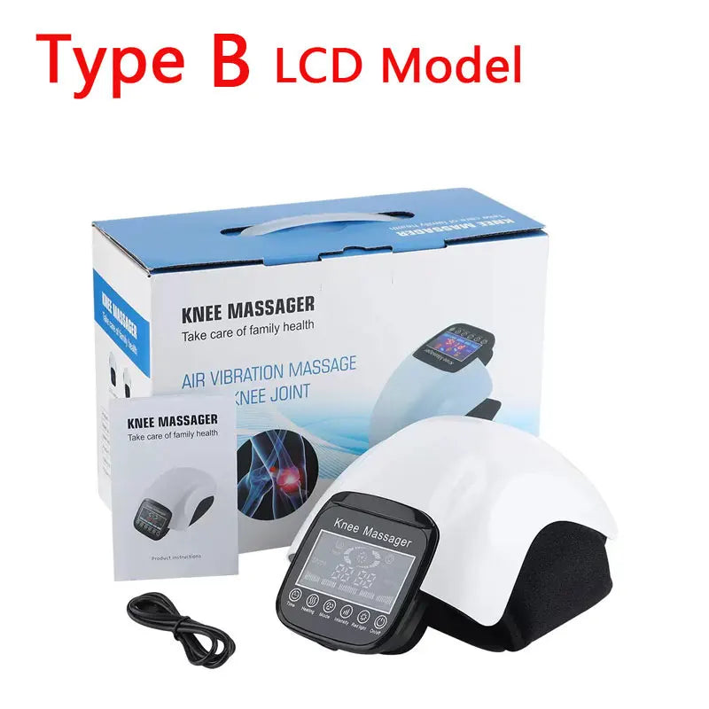 Smart Air Pressure Knee Plate Wireless Traffic Light Knee Massager Compression Airbag Leg Muscle Massage Smart Massager