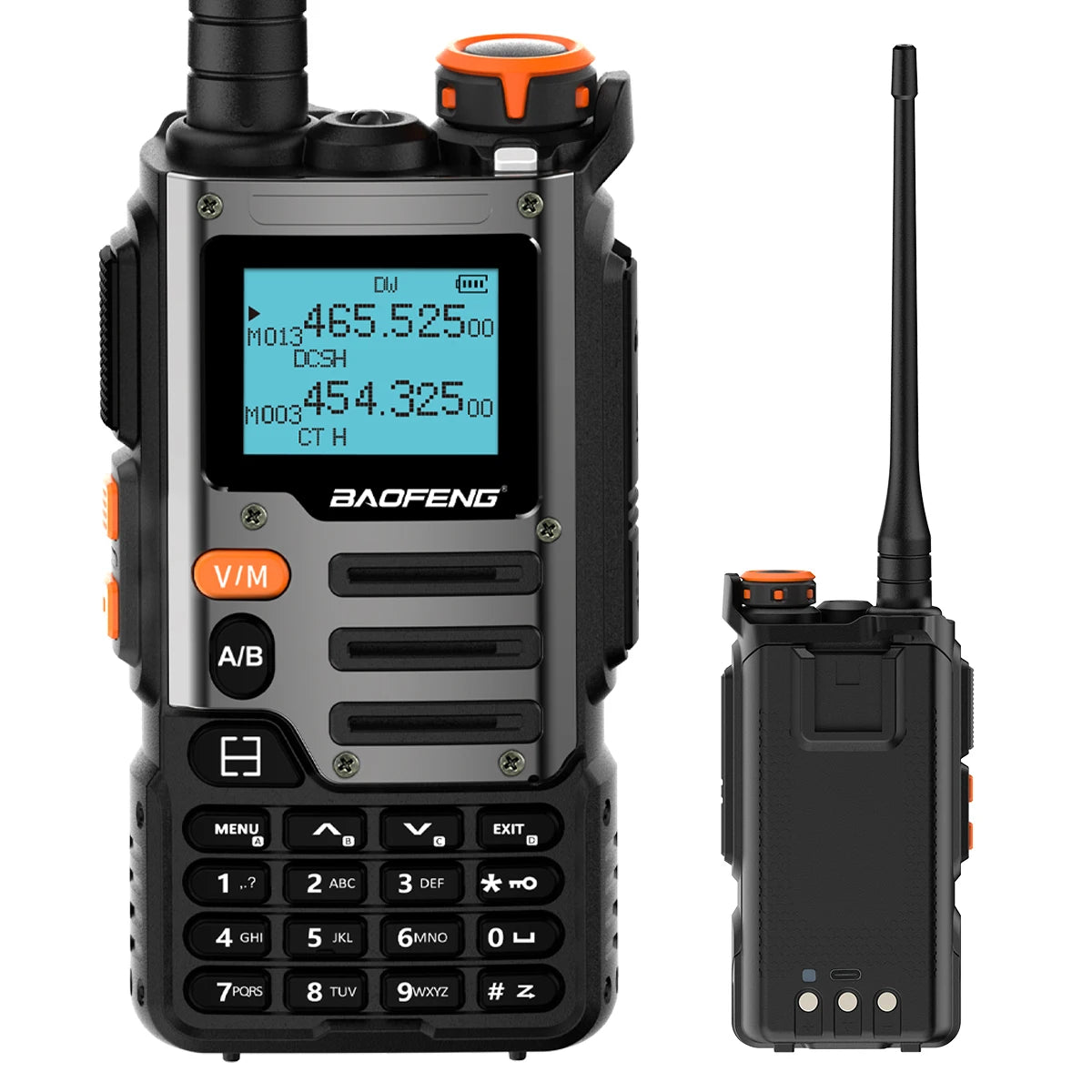 Baofeng UV-K68 Walkie Talkie Air Band Radio TYPE-C K68 Charge UHF VHF DTMF FM NOAA Wireless Frequency Two Way Radio