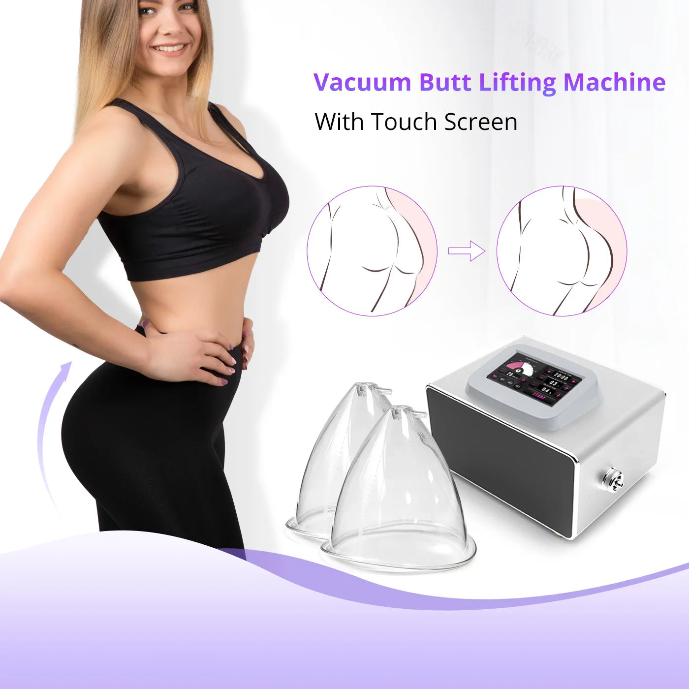 Aristorm newest Vacuum Therapy Machine breast and butt lifting machines
