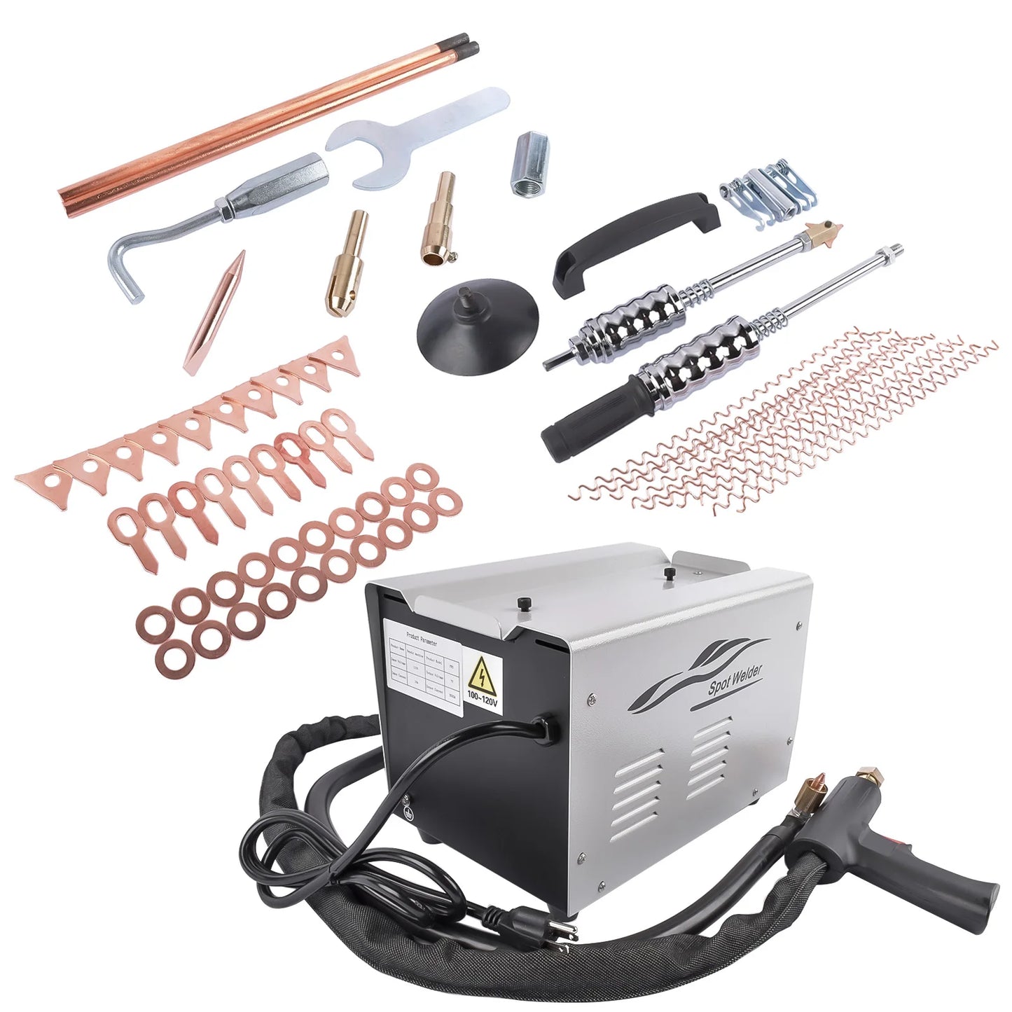 AP03 Spot Welder Dent Puller Machine 3800A Car Body Stud Dent Repair Kit 110V 6 Modes