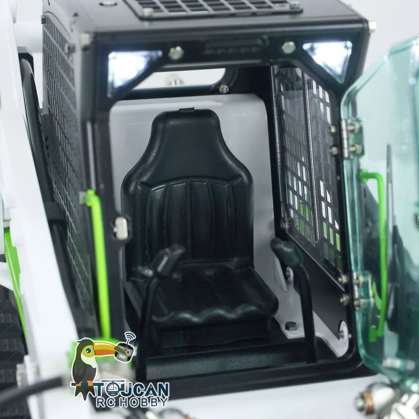 US Stock LESU 1/14 Aoue LT5 RC Hydraulic Loader Skid-Steer RTR Radio Light Sound Tracked Car Trucks Model Gift Toys THZH1353