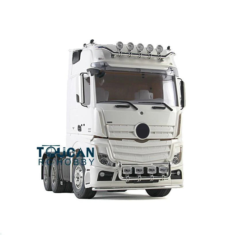US Stock Toucan RC Truck 1/14 Scale 3Axles Highline RC Tractor Truck Trailer Kit Motor Radio Control Car Vehicle Toys Model Boys