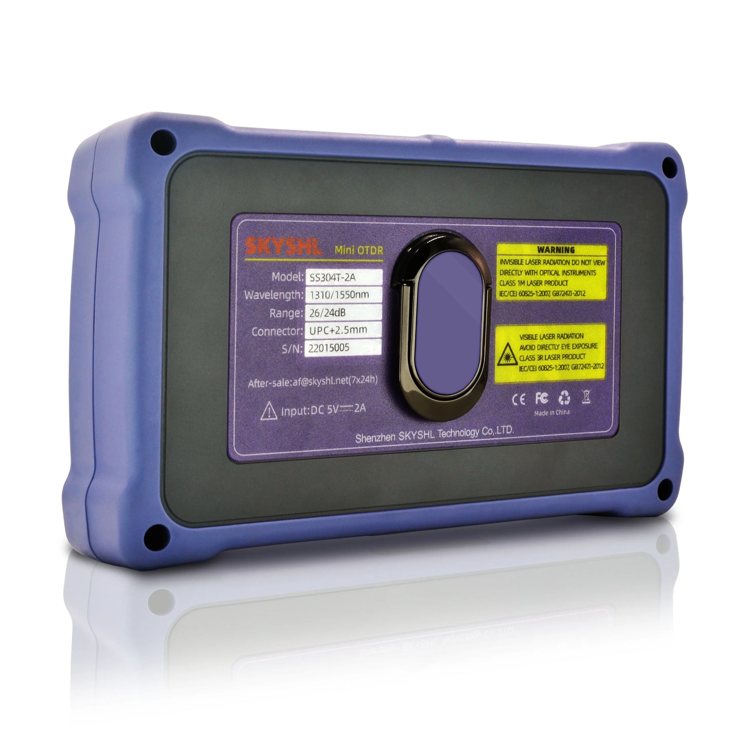 1310nm/26dB+1550nm/24dB SM Fiber OTDR Tester (Built-in OPM+OLS+VFL+Event Map) Compatible with SC+FC+ST+LC/UPC&APC Connector