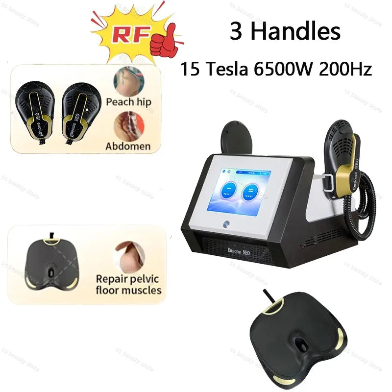 Professional Emsone Neo RF Body Slim Machine Build Muscle Fat Burning EMS Equipment 6500W 200Hz Neo New Upgrade Nova Machine