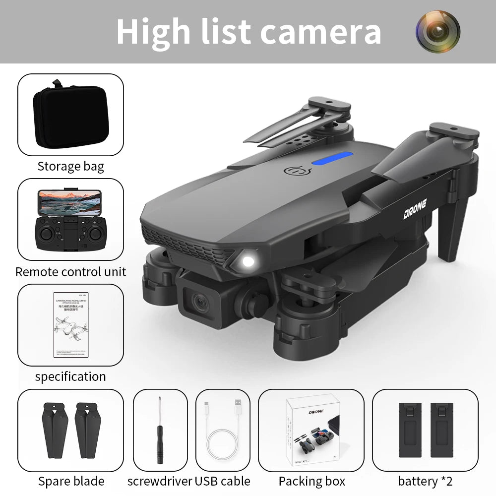 High - Performance Drone for Aerial Imaging, with Real - Time HD Transmission, Adjustable Up - Down Lens, and 100m Remote Contro