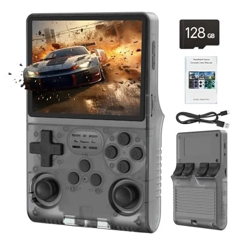 R40S handheld game console, retro game console, HD visual experience, upgraded processor, brings smooth gaming experience, 3800m