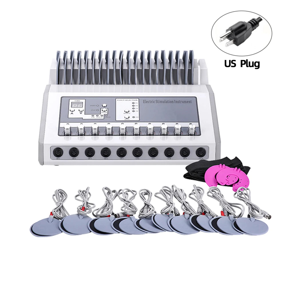 New Microcurrent EMS Electric Slimming Machine Weight Loss Body Shaping Fat Burning Bio Beauty Device Muscle Stimulator Massager