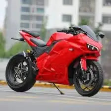 China Factory Hot Sales in Stock EEC COC 72v 3000W Cruiser Electric Racing Motorcycles With Lithium Battery Good Design for Sale