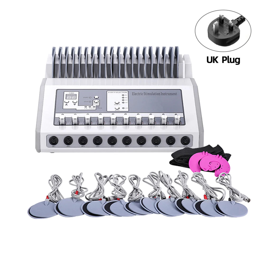 New Microcurrent EMS Electric Slimming Machine Weight Loss Body Shaping Fat Burning Bio Beauty Device Muscle Stimulator Massager