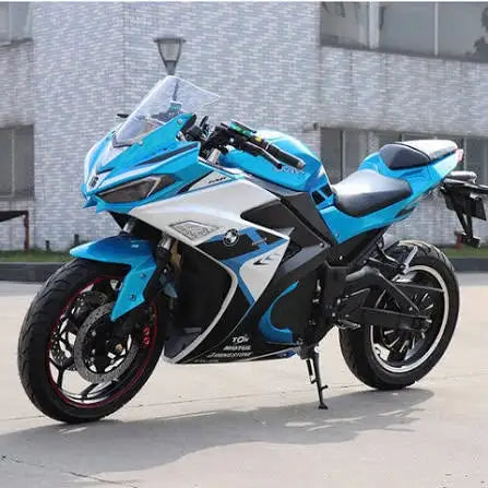 High Quality Racing Electric Motorcycle 72V 3000W Wheel Motor 40A Lithium Battery Speed 90km/h