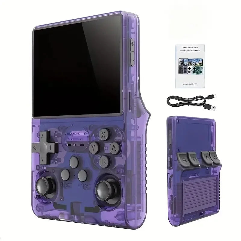 R40S handheld game console, retro game console, HD visual experience, upgraded processor, brings smooth gaming experience, 3800m