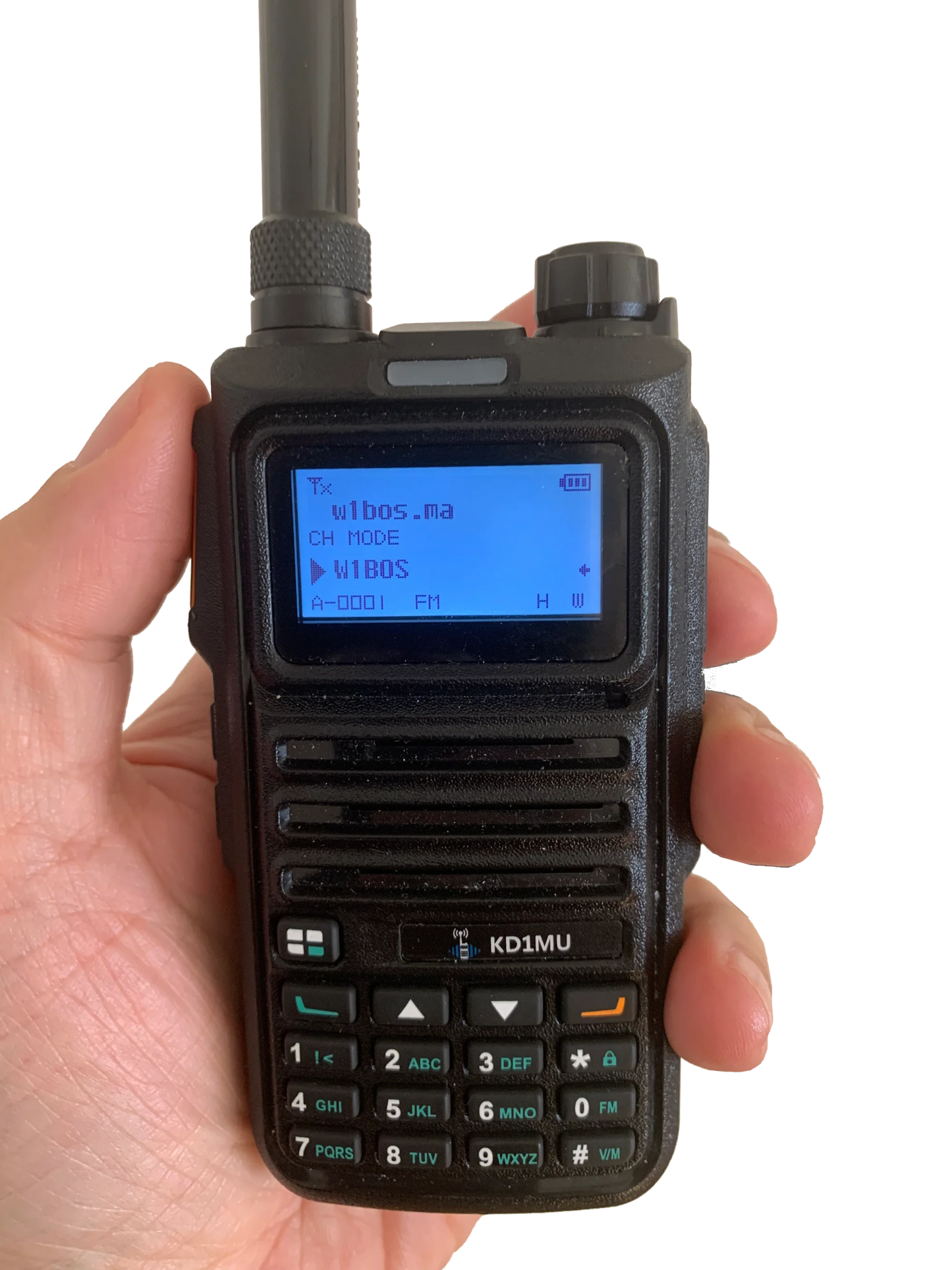 KD1MU DM-4R Dual Band Dual Mode DMR Radio