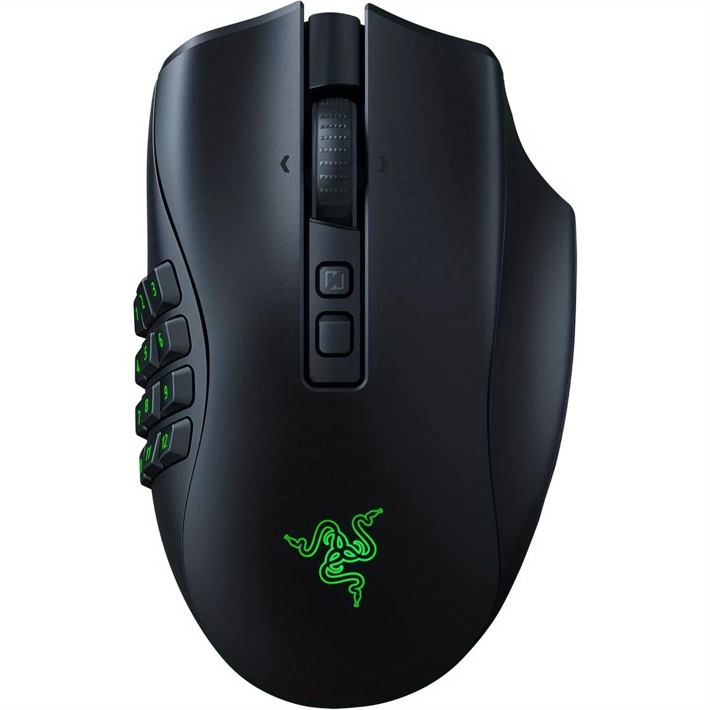 Razer Naga V2 Pro Wireless Gaming Mouse - 19+1 Buttons, Swappable Side Plates, 30K DPI, HyperScroll Pro, 300Hr Battery
