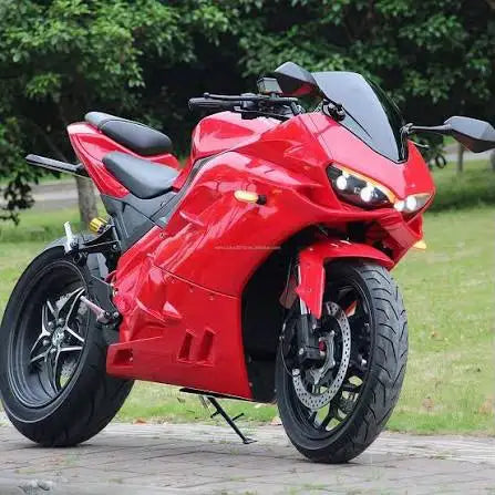 China Factory Hot Sales in Stock EEC COC 72v 3000W Cruiser Electric Racing Motorcycles With Lithium Battery Good Design for Sale