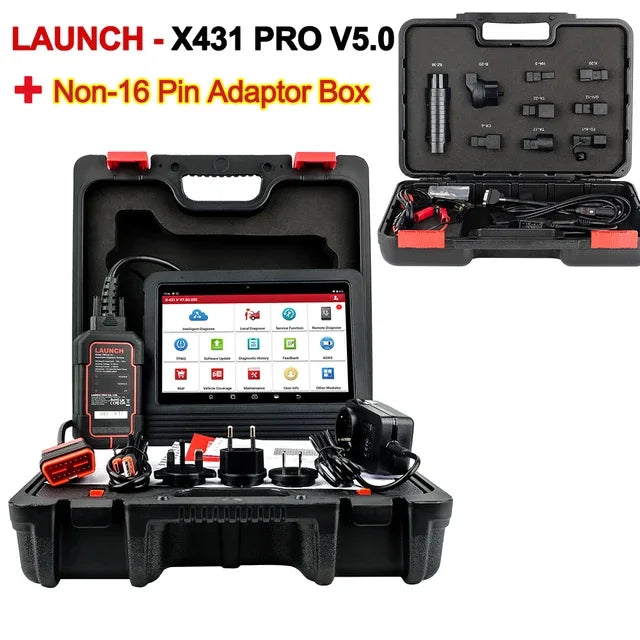 LAUNCH X431 PRO V5.0 OBD2 Scanner,Bidirectional Scan Tool support CANFD&DOIP, ECU Coding, FCA AutoAuth Car diagnostic tools