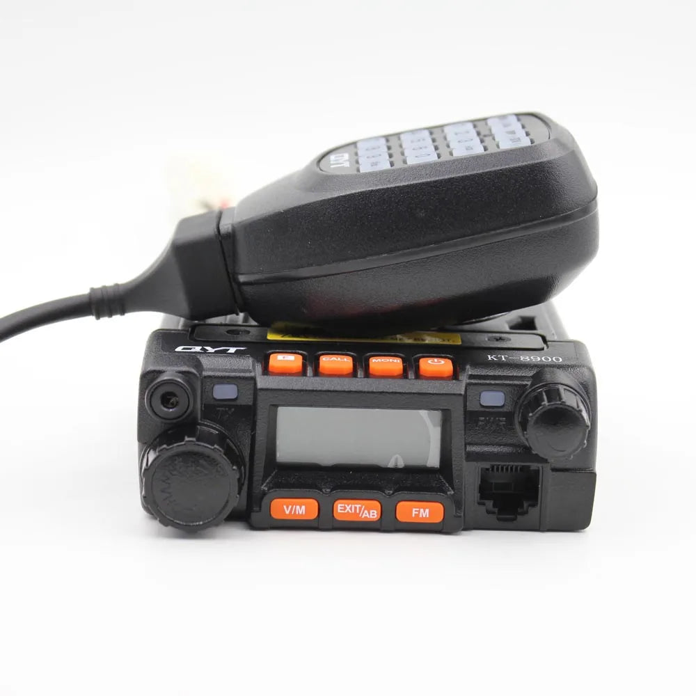 QYT KT8900 25W Mini Radio UV Transceiver DTMF Mobile Radio kt-8900 Dual band 136-174&400-480MHz Walkie Talkie