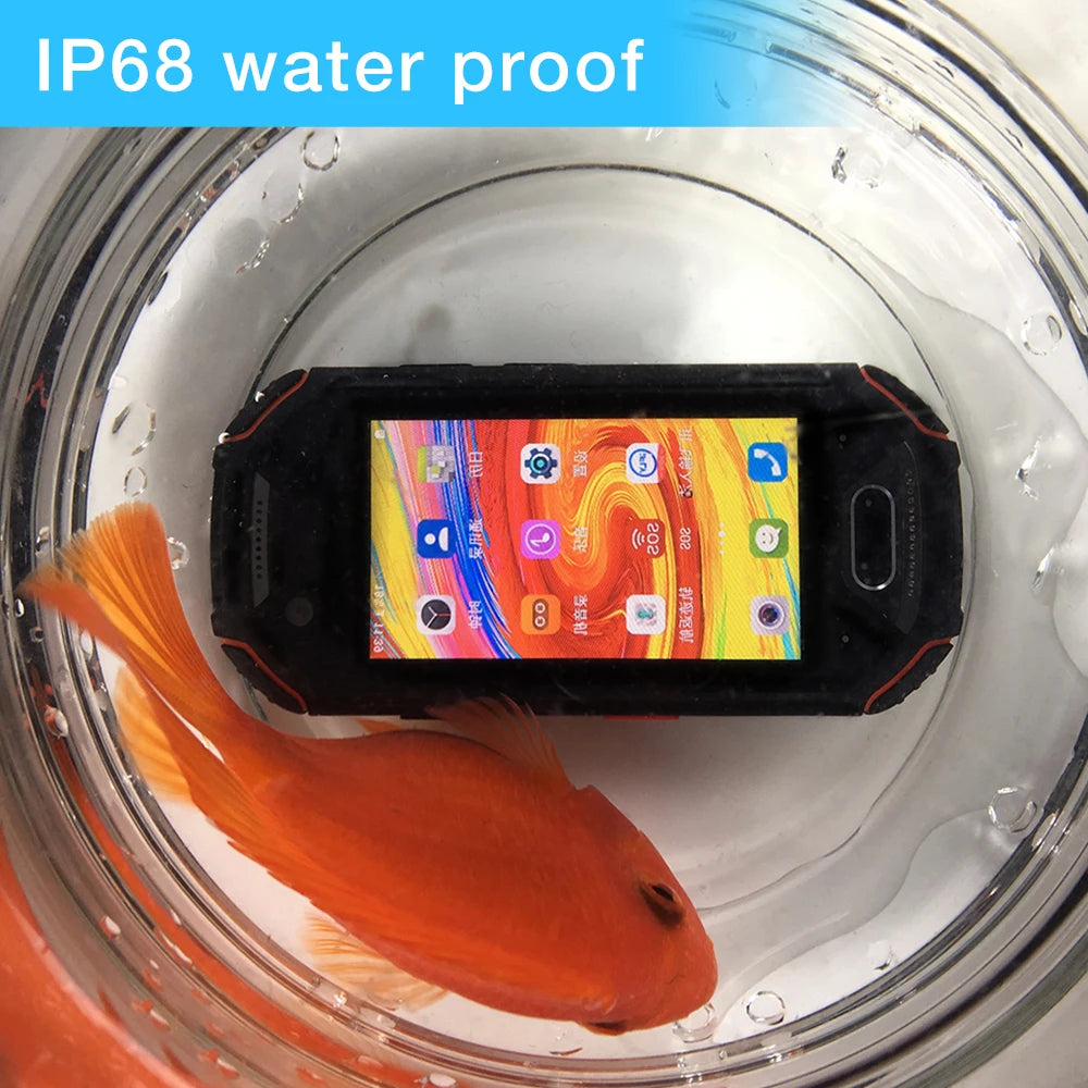 Unihertz Atom, The Smallest 4G Rugged Smartphone in The World, Android 9.0 Pre Unlocked Smart Phone with 4GB RAM and 64GB ROM