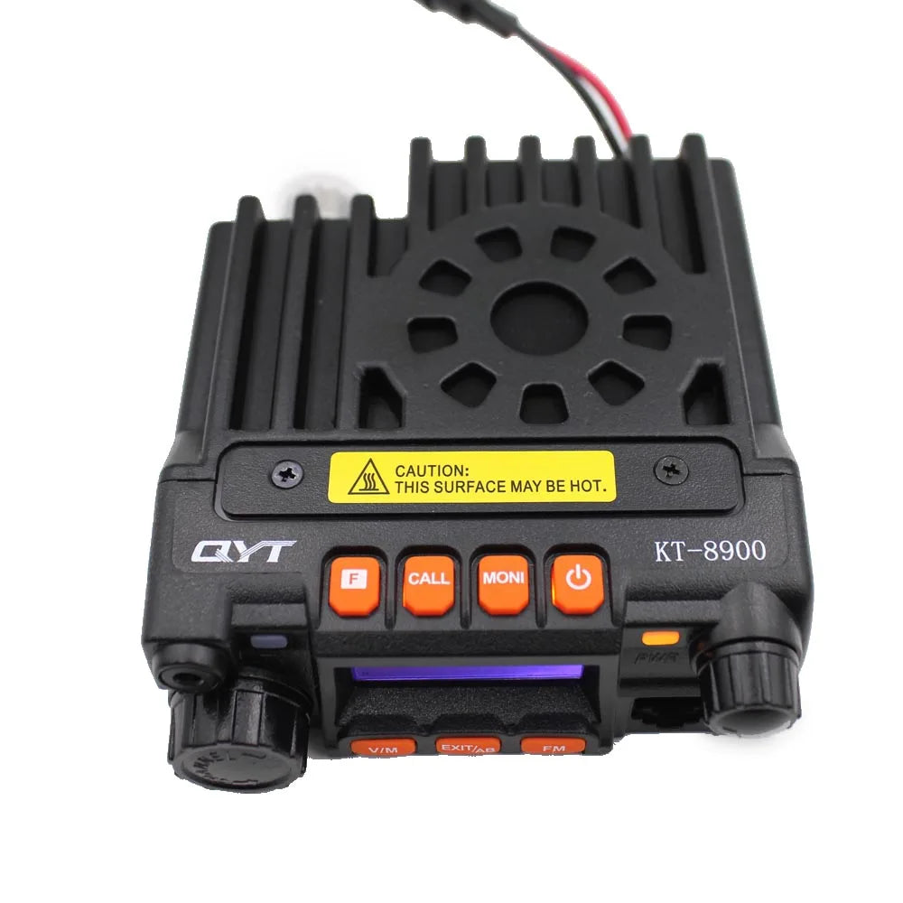 QYT KT8900 25W Mini Radio UV Transceiver DTMF Mobile Radio kt-8900 Dual band 136-174&400-480MHz Walkie Talkie