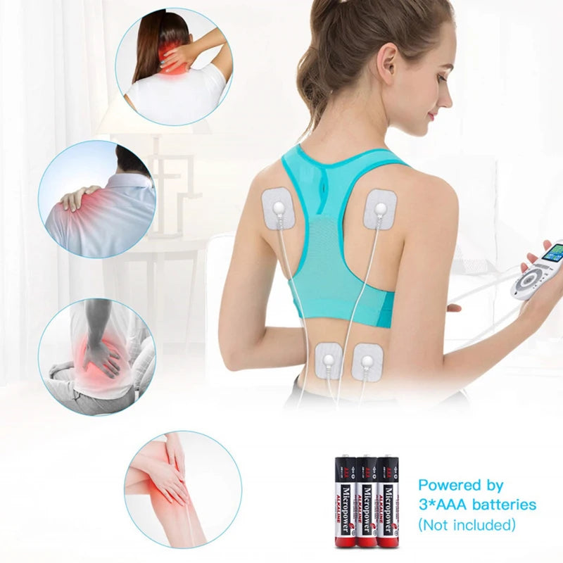 Low Frequency Pulse Physiotherapy Electronic EMS Tens Massager Machine Frequency Device Electric Nerve Muscle Stimulator Health