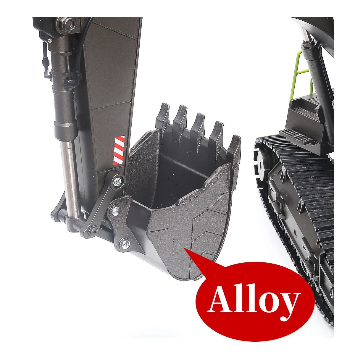 Huina 1593  Excavator 22CH RC Truck 1/14 Green Remote Control Toys For Kids US/EU/AU/Canada Stocks