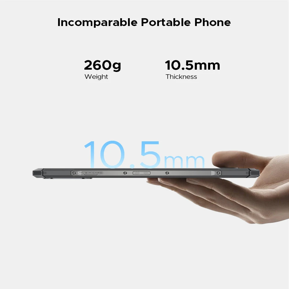 World Premiere DOOGEE Blade GT Ultra 5G Rugged Phone Dimensity 7300 6.72'' 16GB+512GB LED Light Effect Ultra-thin Smartphone