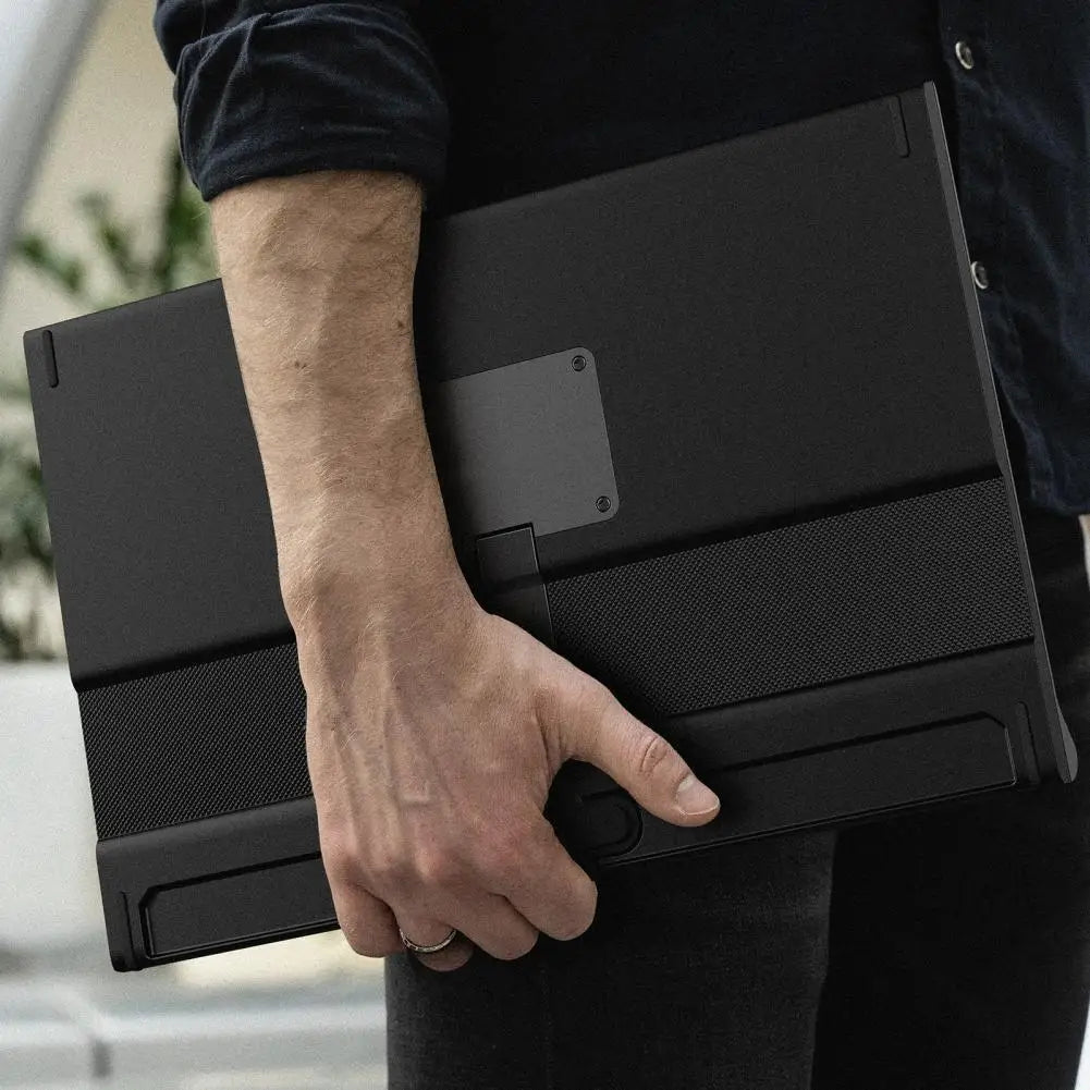 15.6-inch FHD IPS Laptop Expansion Screen 1080P Portable School Work Entertainment Expansion Screen with Holder