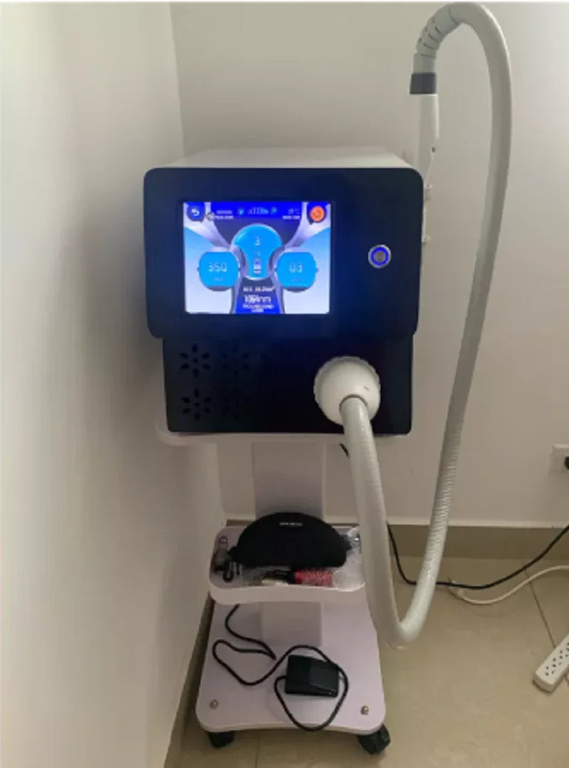 New High-Efficiency Portable Pico Lase Machine (532nm/755nm/1064nm) - Professional Beauty Device for Tattoo & Freckle Removal