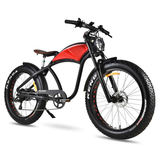 Electric Mountain Bike, 750W 31MPH Class 3 Ebike 48V 15Ah 37Mile All-Terrain Fat Tire Bicycle, Dual Suspension 7-Speed JCD UL