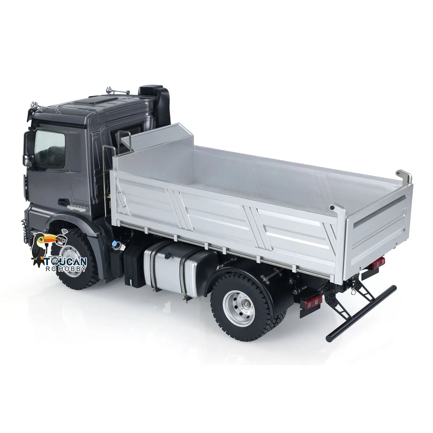 US Stock Kabolite 1/14 5701 RC Dumper Truck 4x4 RTR Remote Control Tipper Car 2-Speed Dump Car with Sound Light for Kids