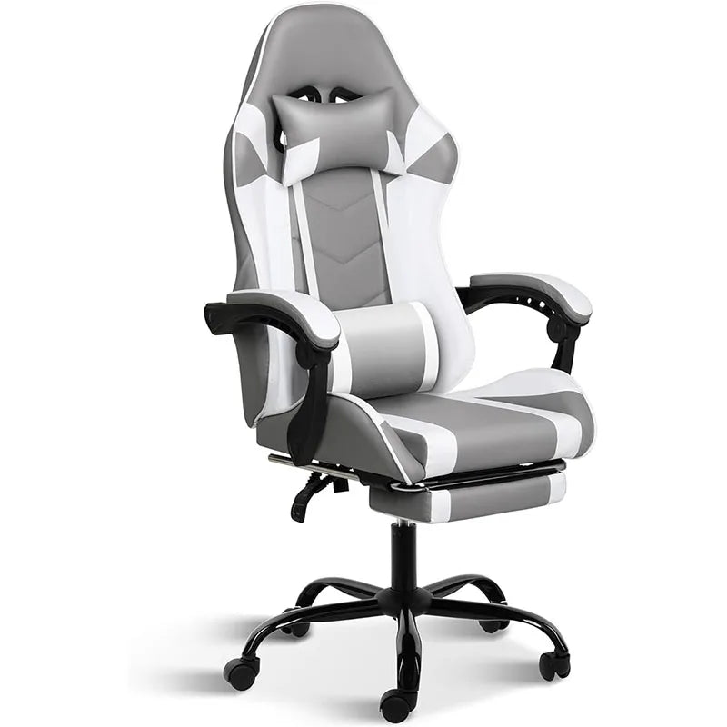 YSSOA Gaming Chair, Computer Chair with Footrest,Swivel Recliner Ergonomic Racing Style Video Game Chair with Lumbar Support,