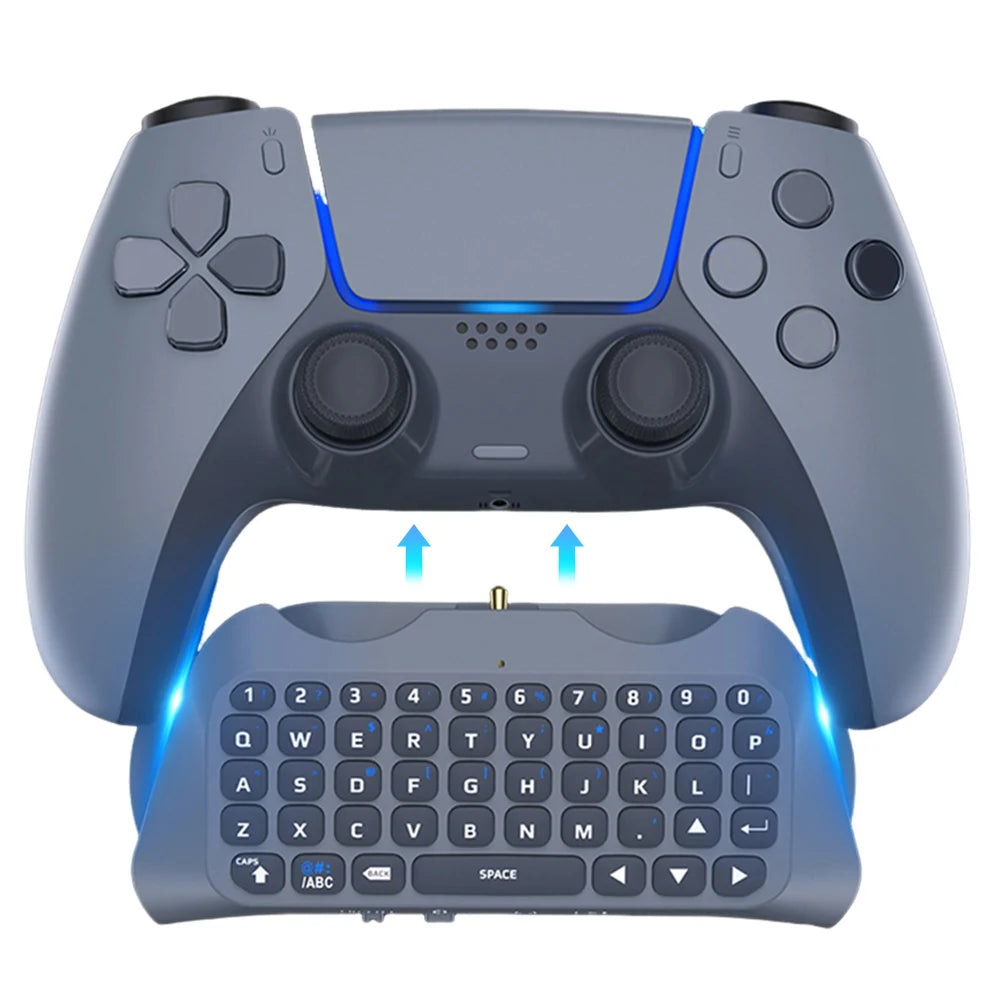 Wireless Keyboard Controller BT 3.0 3.5mm Wireless Gaming Keypad Handle Wireless Controller Chat Pad for PS5 Gamepad Controller