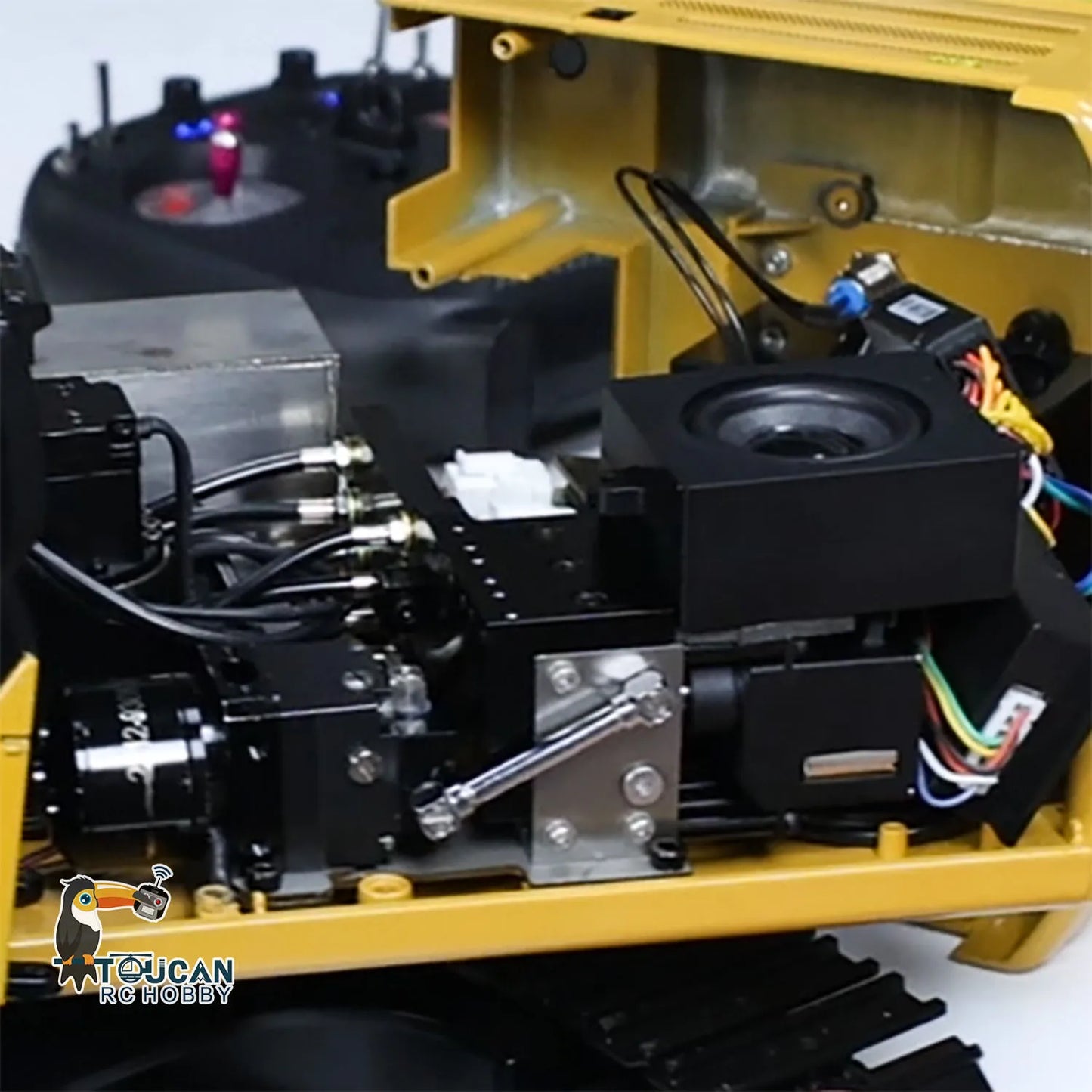 Kabolite K961 100S PRO 1/18 RTR RC Hydraulic Excavator Remote Control Digger Flysky 2S Battery Electric Claw Hammer Model