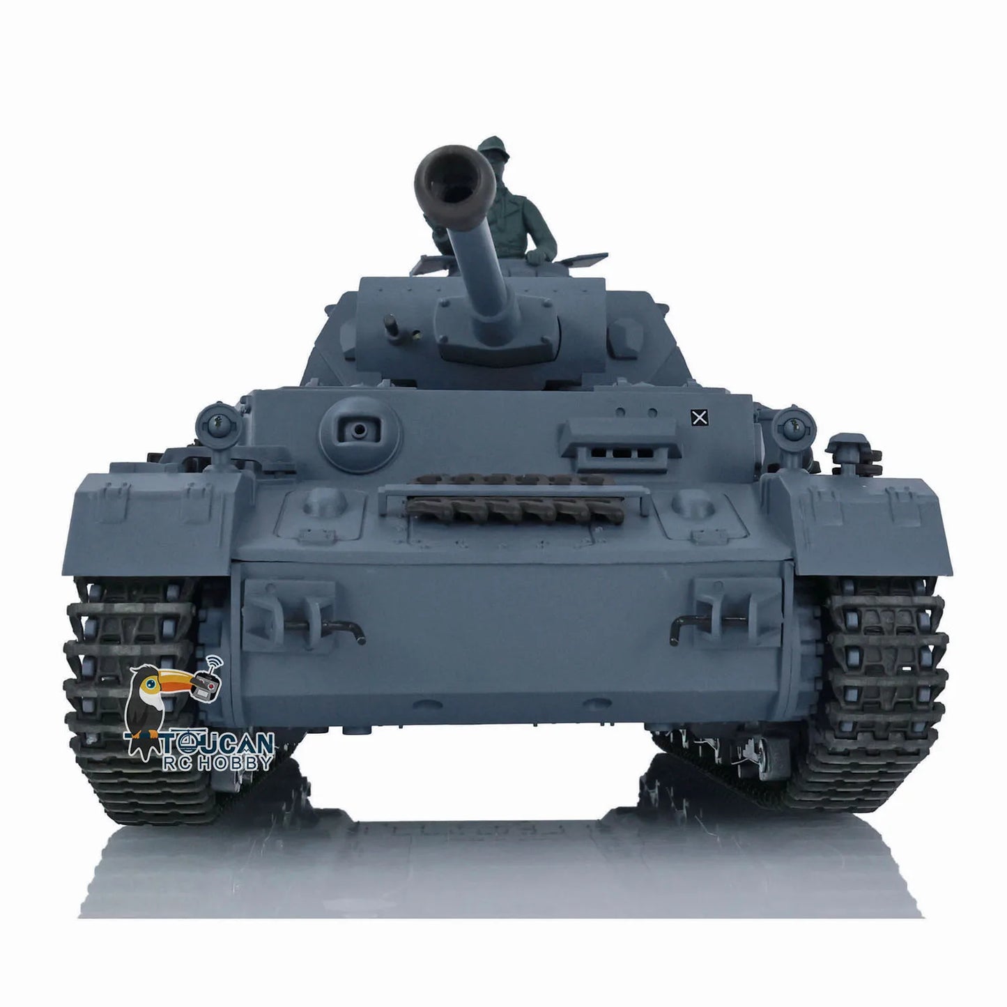 US Stock Heng Long RTR RC Tank Model 1:16 7.0 Plastic German Panzer IV F2 Durable Radio Control Tanks Realistic Design TH17395