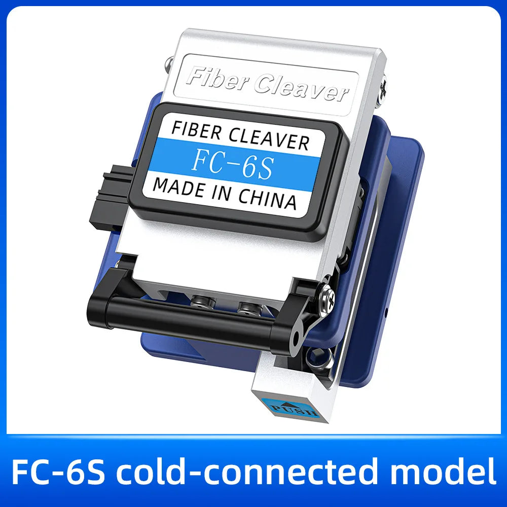 ZoerRax FC-6S Fiber Optic Cleaver FTTH High Precision Optical Fiber Cleaver with Dedicated Metal Cable Cutting Knife
