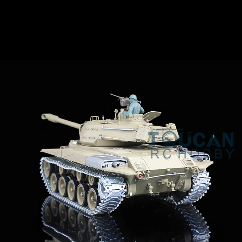 US Stock HENG LONG 1/16 Scale RTR 7.0 Upgraded Walker Bulldog RC Tank 3839 Metal Tracks Steel Gearbox Smoke Unit BB Shooting Toy