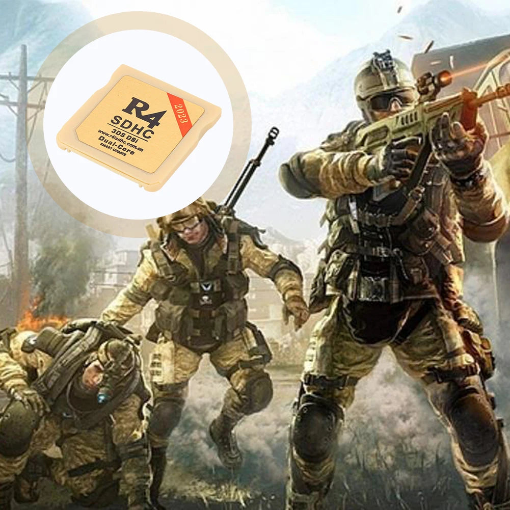 Secure Burning Card Gold White for R4 SDHC Digital Memory Card Portable Flashcard Video Game Card for Nintendo 3DS