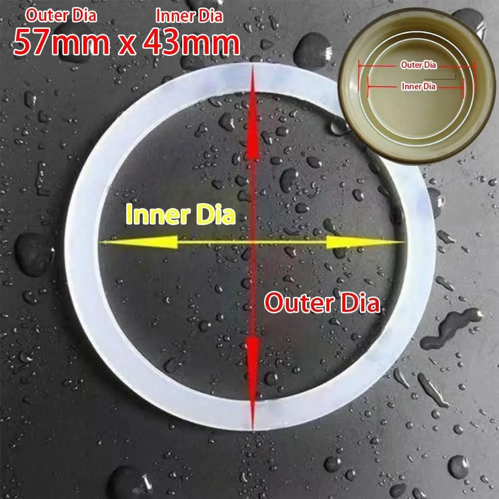 1Pcs Insulation Cup Silicone Sealing Ring Waterproof Water Cup Accessory Leak-proof Gasket Food Grade Universal Rubber Ring