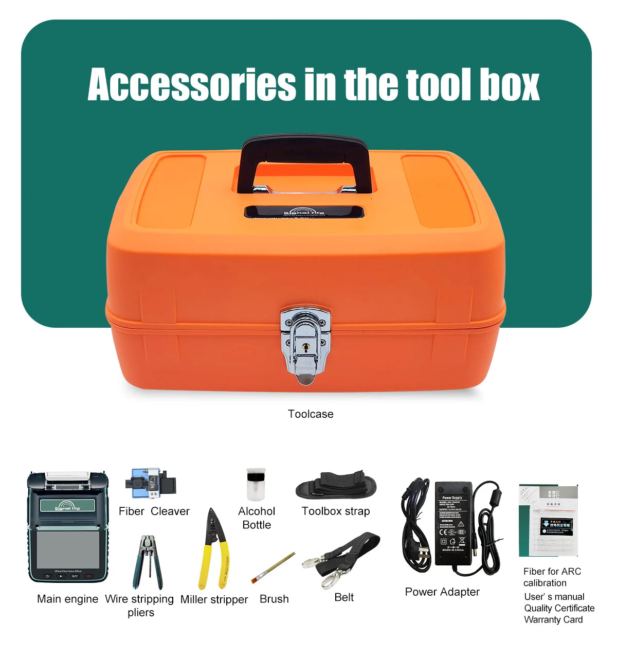 Signalfire AI-9 6 Motors Optical Fiber 6 Motors Fusion Splicer Faster Fibra Optica Tool Fiber Optic Tools Welder Free Shipping